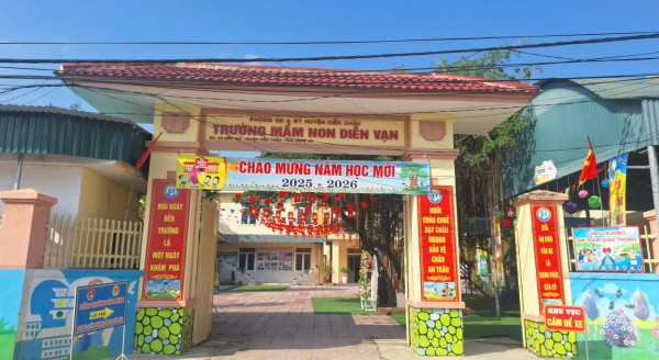 Ảnh truongf mầm non Diễn Vạn