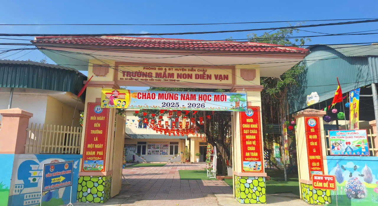 Ảnh truongf mầm non Diễn Vạn